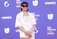 Best New Songs of the Week Peso Pluma attends the 8th annual Latin American Music Awards in April 2023