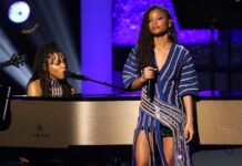 Halle Bailey Makes Long-Awaited Solo Debut With Heavenly Single “Angel” Chloe Bailey and Halle Bailey at the 'Aretha! A Grammy Celebration for the Queen of Soul' in 2019