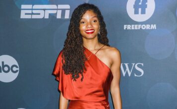 Halle Bailey at the Walt Disney Television Upfront Presentation in 2019. Photo by Gregory Pace/Shutterstock (10237347u)