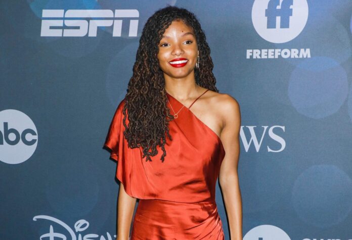 Halle Bailey at the Walt Disney Television Upfront Presentation in 2019. Photo by Gregory Pace/Shutterstock (10237347u)