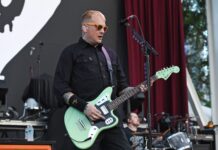 Alkaline Trio Announce New Album “Blood, Hair, and Eyeballs” Alkaline Trio - Matt Skiba in concert in 2022.