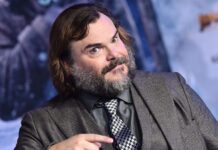 Jack Black Performs “Peaches” Alongside the Jonas Brothers Jack Black at the "Jumanji: The Next Level" film premiere in 2019