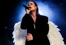 Christine & The Queens Covers The Bee Gees’ Classic “Stayin’ Alive” Christine and the Queens Coachella Valley Music & Arts Festival in April 2023