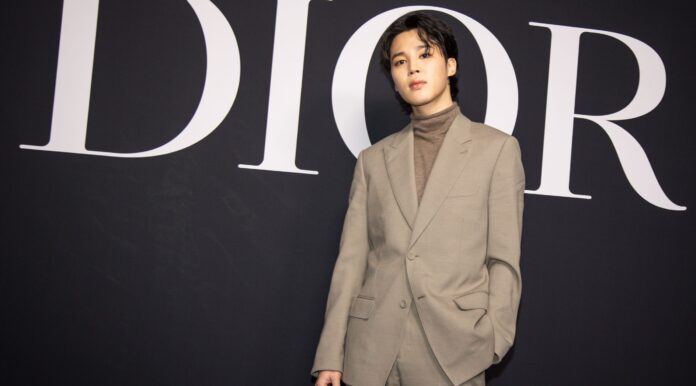 Jimin at Dior Homme Winter 23-24 VIP ARRIVALS in January 2023