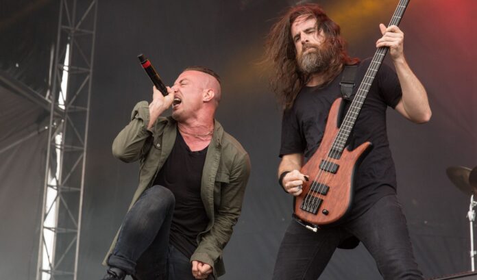 The Dillinger Escape Plan - Greg Puciato and Liam Wilson at the Open Air Music Festival in 2017