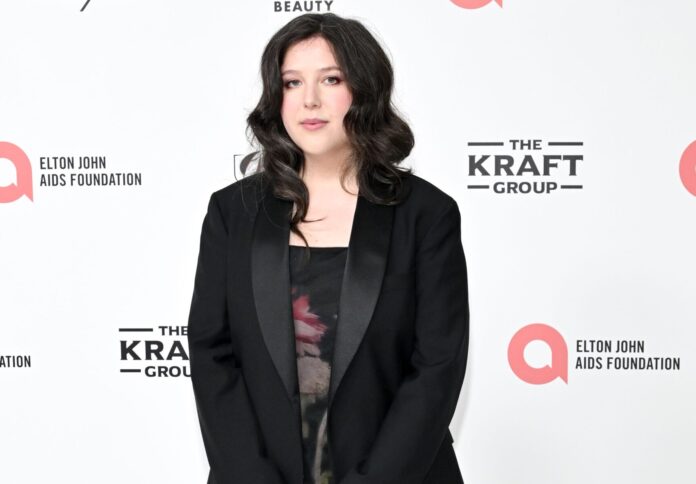 Lucy Dacus at the Elton John AIDS Foundation Academy Awards Viewing Party in March 2025